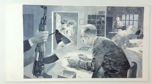 Carlo Jacono - Illustrazione Originale per Rivista Poliziesca - Loose page | Catawiki