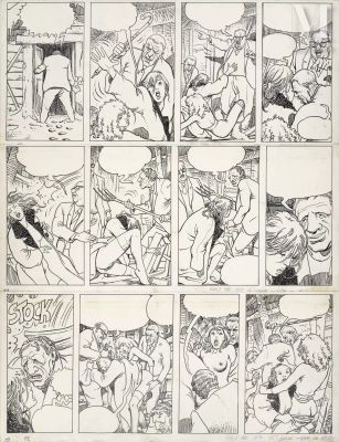 Manara, Milo (Né En 1945) | Le déclic, Une femme sous influence. | Millon