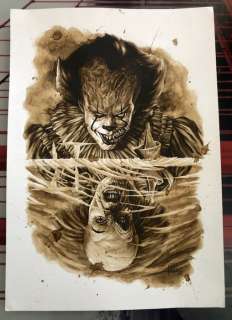 Original Coffee Painting - PENNYWISE (It) - Original Art (2019) | Catawiki