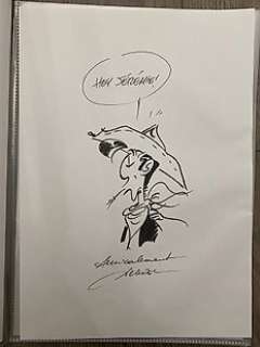 Achdé / Sfar / Sattouf / divers auteurs - 11x Dessin original dédicacé