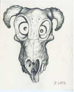 Julien Loïs - Skull study for AAARG! Mag