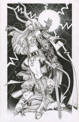 Magik / Darkchylde Original Art by Nick Bradshaw