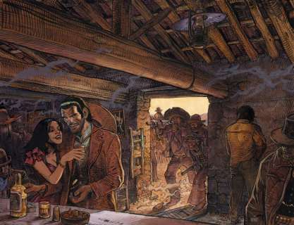 Jean Giraud | Trois bandits | Artcurial