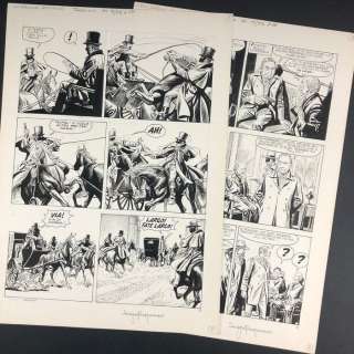 Sergio Tarquinio - Leo Battaglia - 2x tavole originali, firmate - Loose page - (1993) | Catawiki