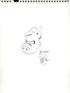 Cerebus the Aardvark Headsketch by Dave Sim | mycomicshop.com