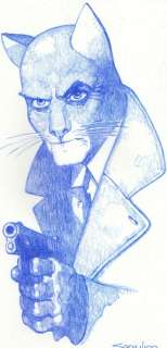 Sanjulian, Manuel - Original drawing - Blacksad | Catawiki