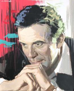 Great Italian Actor - A. Cesselon illustrazione originale: Marcello Mastroianni - First edition | Catawiki