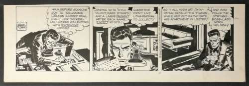 Johnny Hazard # 8 - 7 - original strip art by Frank Robbins - First edition - (1969) | Catawiki