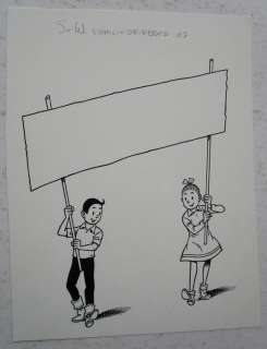 Suske en Wiske - Originele tekening in inkt - familiestripboek - (1987) | Catawiki