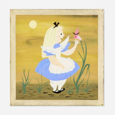 Mary Blair | Alice in Wonderland Concept Presentation Original Art | Landry Pop Auctions