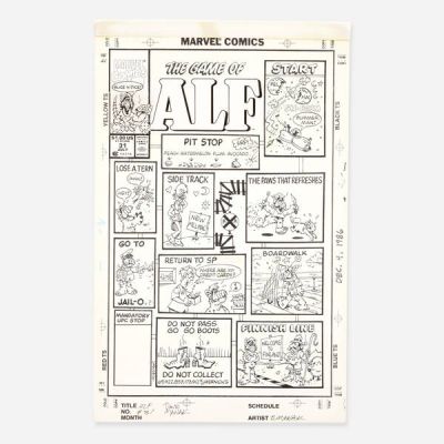 Dave Manak | Lot 264 - ALF #31 Cover Original Art (Marvel Comics, 1990) | Landry Pop Auctions