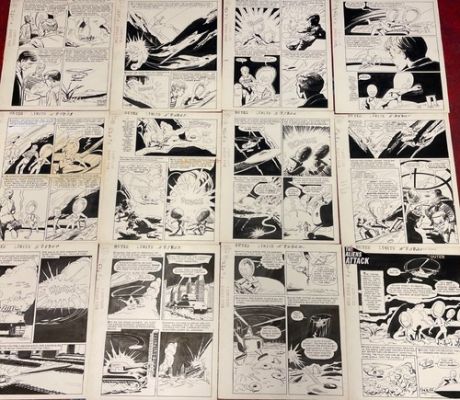 OUTER LIMITS #5 original COMIC BOOK ART complete 32 pages 1964 SCI FI UFO DELL | eBay US (Buy It Now)