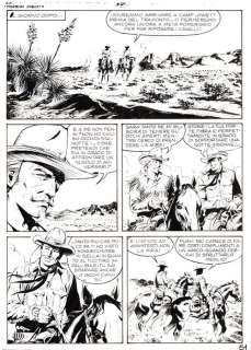 Maurizio Dotti | Tex n. 638 - M. Dotti - 2x Tavole Originali "Tiratori scelti" - Page volante - Exemplaire unique - (2013) | Catawiki