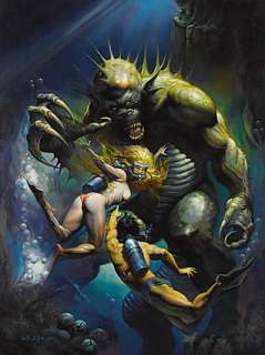 KEN KELLY’S DEMON FROM THE DEEP Painting | ComicConnect