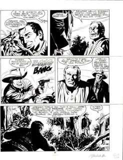 Tex n. 351 - Tavola Originale "la setta dei tre K" - Loose page - First edition - (1990) | Catawiki