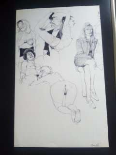 Illustrations érotiques - Planche originale par Riccardo Mannelli - Loose page | Catawiki