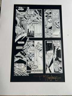 Original Todd McFarlane Spider-Man Story Art Page NR Comic Book Original Art