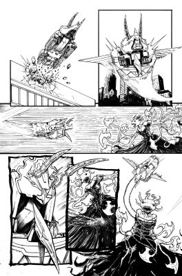 Gavin Smith | Gavin Smith - Mighty Morphin Power Rangers: Zord Quest #1, Page 35 | Modern Mythology Comic Art