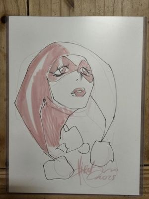 MIRKA ANDOLFO SIGNED 2025 ORIGINAL ART SKETCH! HARLEY QUINN | eBay US (Buy It Now)
