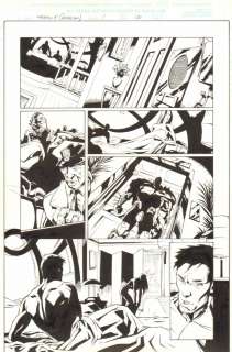 Brandon Badeaux, Dave Newbold - Weapon X: the Draft - Marrow #1 P.12 - Sexy Naked Silhouette Page - 2002 Signed