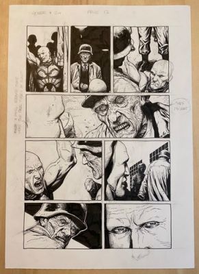 Gary Frank Geiger original comic art #24, p13. Superman, Batman, Hulk artist | eBay US