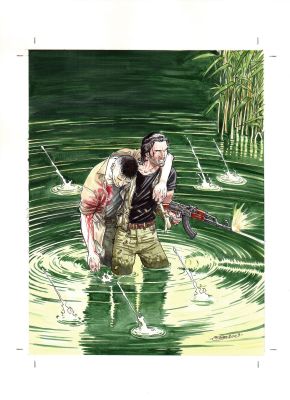 Enea Riboldi - Dampyr n.40 copertina “Vathek”