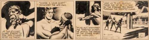 Rex Maxon Tarzan #1430 Daily Comic Strip Original Art (United Feature Syndicate, 1944)....