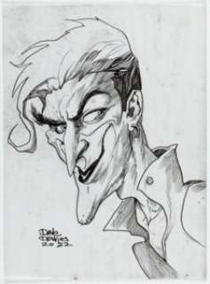 Devries, Dave | Dave DeVries - Joker Illustration Original Art (2022).... | Heritage