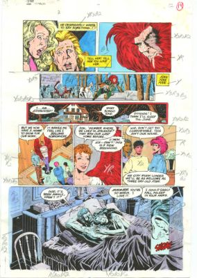 Original D.C. Color Guide Teen Titans #7 Pg 12 | DTA Collectibles