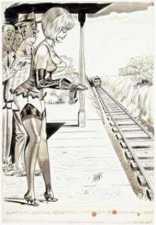 Bill Ward Laugh Riot June-1965 Single Panel Gag Cartoon Illustration Original Art (Humorama, 1965). | Heritage