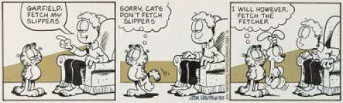 Jim Davis Garfield Daily Comic Strip Original Art dated 6-30-92 (United Feature Syndicate, 1992). | Heritage