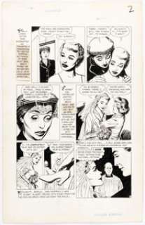 Nick Cardy Popular Romance #24 "Last Chance for Love" Story Page 2 Original Art (Pines, 1953). | Heritage