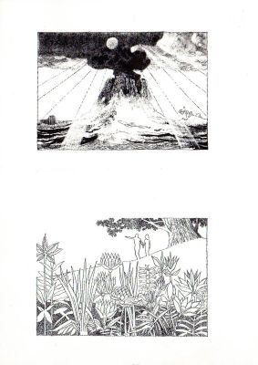 Dino Battaglia | I Patriarchi: Adamo ed Eva | Tavole Originali