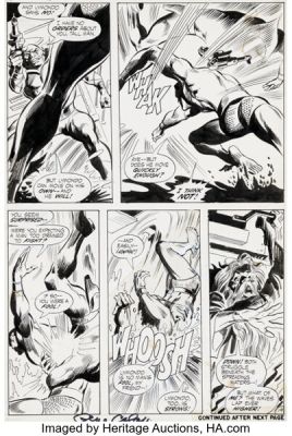 Gene Colan and Mike Esposito Sub-Mariner #46 Story Page 19 Original Art (Marvel, 1972). | Heritage