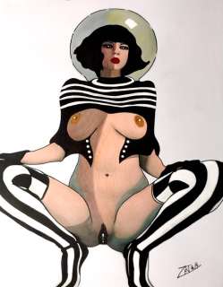 Zeta - original illustr. "Ultimo amore" - cm 29x42 - Loose page - (2014) | Catawiki