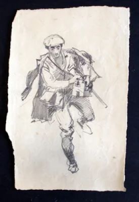 Fortunino Matania | WWI Soldier | Illustration Art Gallery
