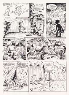 Szarlota Pawel (1947 - 2018) | Szarlota Pawel | "Jonka, Jonek i Kleks. Smocze Jajo", plansza nr 50, 1975 | Desa Unicum