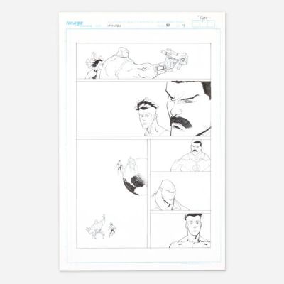 Ryan Ottley | Invincible #88 Story Page 4 Original Art (Image Comics, 2012) | Landry Pop Auctions