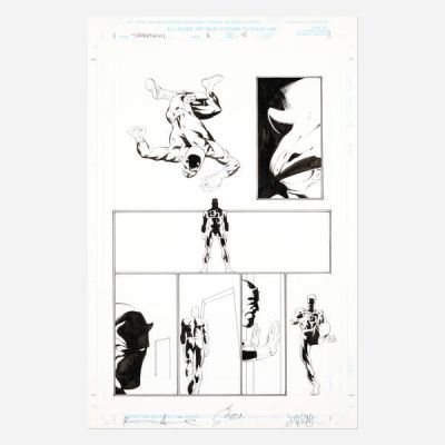 Joe Quesada And Jimmy Palmiotti | Daredevil #3 Story Page 15 Original Art (Marvel Knights, 1999) | Landry Pop Auctions