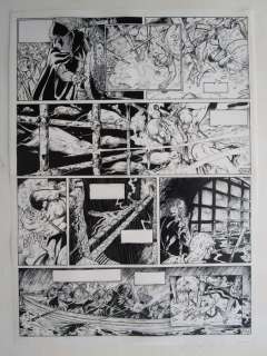 Verhaeghe, Christian - Originele pagina in inkt (p.27) - Kroniek der Guldensporenslag | Catawiki