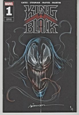 Gorkem Demir King in Black #1 VENOM ORIGINAL FULL COLOR Sketch Signed 1/1 Art | eBay US (Buy It Now)