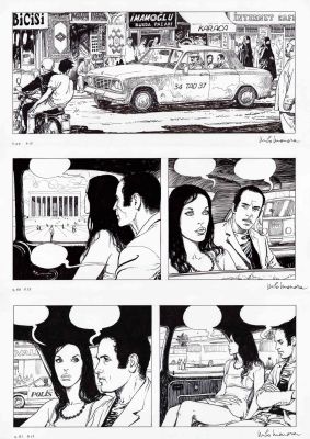 Milo Manara | Gli Occhi di Pandora p.17 | Tavole Originali