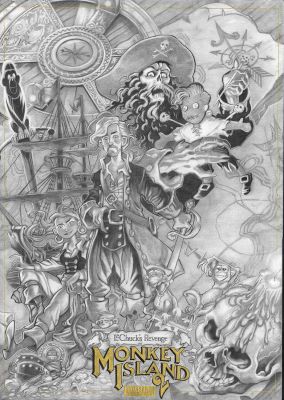 Monkey Island 2: LeChuck’s Revenge | Corner4art