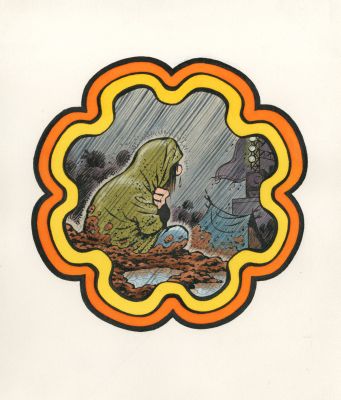 Ben Radis | Sur la route des 70’s, 2000 - Seul sous la pluie | Huberty Breyne Gallery