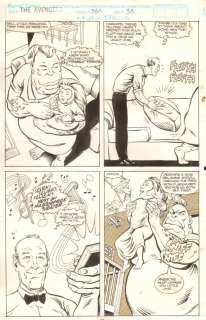 Ariane Lenshoek, Kevin Kobasic - avengers, the #350 p. 38 - marilla and jarvis - 1992