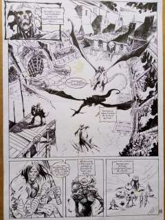 Hérenguel, Eric - Planche originale - KrÃ¤n T1 - Les Runes de Guartagueul - (1999) | Catawiki