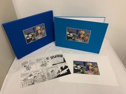 Lodewijk, Martin - Originele halve pagina + Album - Agent 327 - Het pad van de schildpad - Collectors Edition - (2008) | Catawiki