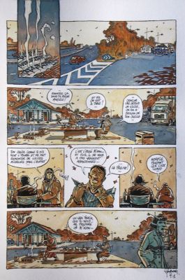 Gilles Cazaux | Le grand Large – TOME 1 – Planche originale – Page 10 | Zic et Bul