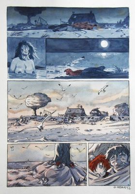 Gilles Cazaux | Le grand Large – TOME 2 – Planche originale – Page 41 | Zic et Bul