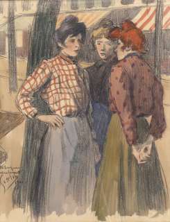 Fernand Louis Gottlob (1873-1935) | Commérages, 1901 | Fauve Paris